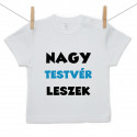 Rővid ujjú póló Nagy testvér leszek